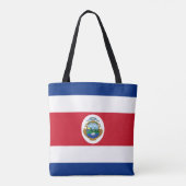 Patriotic Costa Rica Flag Tasche (Rückseite)