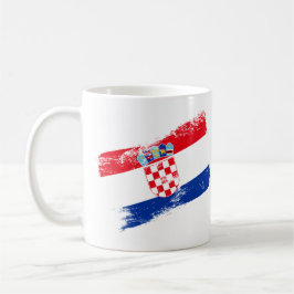 Patriotic Croatia Coffee Mug – Croatian Flag & Cre Kaffeetasse