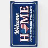 Patriotic Custom Military Welcome Zuhause Banner (Vertikal)