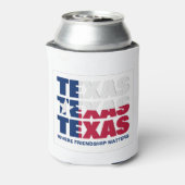 Patriotic Custom TEXAS FLAG Cooler Dosenkühler (Kanne Rückseite)