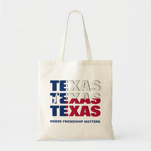 Patriotic Custom TEXAS FLAG Tragetasche (Vorne)
