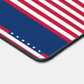 Patriotic Customizable USA American Flag Schreibtischunterlage (Ecke)