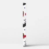 Patriotic Dachshund Case-Mate iPhone Hülle (Rückseite / Links)