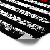 Patriotic Dad Promoted To Daddy Est 2025 New Dad 2 Poster (Ecke)