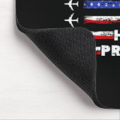 Patriotic Daddy Protector Daddy Us Flag Mousepad (Ecke)