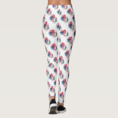 Patriotic Daisies Leggings (Rückseite)