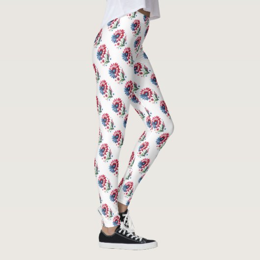 Patriotic Daisies Leggings (Rechts)