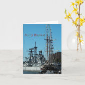 Patriotic Danke Karte (Gelbe Blume)