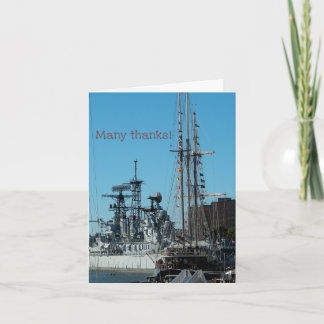 Patriotic Danke Karte