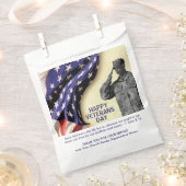 Patriotic Dankeschön VETERANS DAY Geschenktütchen (Ausgeschnitten)