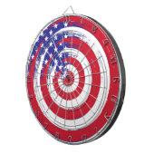 Patriotic Dartboard Dartscheibe (Vorderseite rechts)