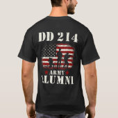 Patriotic Dd 214 Alumni Dd214 Military Veteran Day T-Shirt (Rückseite)