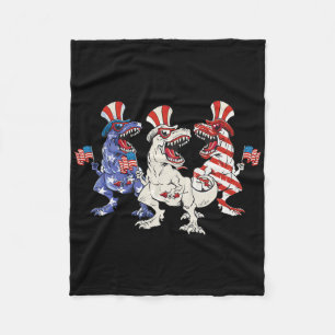 Patriotic Dinosaurier 4. Juli Uns Kleinkind Kids A Fleecedecke