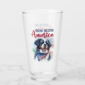 Patriotic Dog-Bernese Glas (Rückseite)