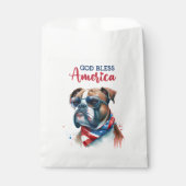 Patriotic Dog-Boxer Geschenktütchen (Vorderseite)