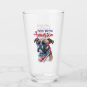 Patriotic Dog-Boxer Glas (Rückseite)