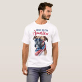 Patriotic Dog-Boxer T-Shirt (Vorne ganz)