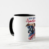 Patriotic Dog-Boxer Tasse (Vorderseite Links)