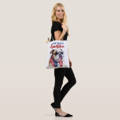 Patriotic Dog Bulldog Tasche (Am Model)