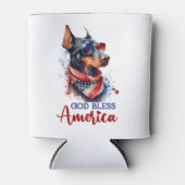 Patriotic Dog - Doberman Dosenkühler (Vorderseite)