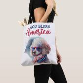 Patriotic Dog-Poodle Tasche (Von Nahem)