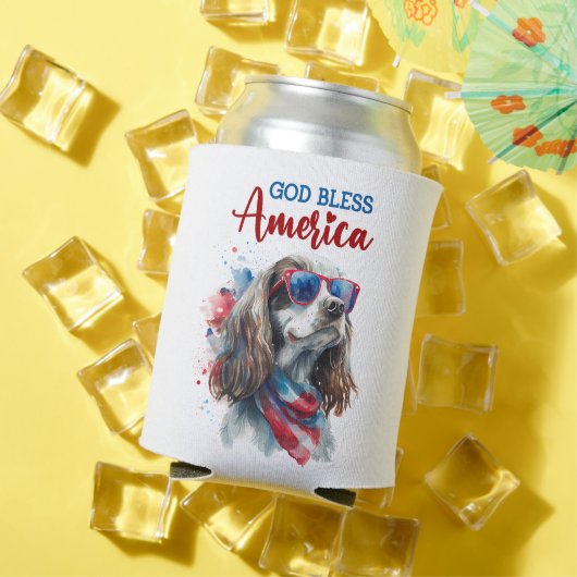 Patriotic Dog-Spaniel Dosenkühler (In Situ Sommer)