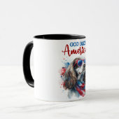 Patriotic Dog-Spaniel Tasse (Vorderseite Links)