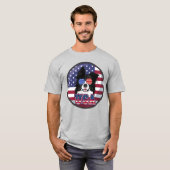 Patriotic Dog USA  T-Shirt (Vorne ganz)