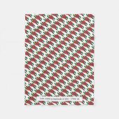 Patriotic DOMINICA MAP Anpassbare Scriptur Fleecedecke (Vorderseite)