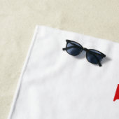 Patriotic Donald Trump 2024 Strandtuch (Beispiel)