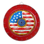 Patriotic Donut Dartboard Dartscheibe (vorne)