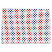 Patriotic Dots Gift Bag Große Geschenktüte (Rückseite)
