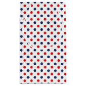 Patriotic Dots Gift Bag Kleine Geschenktüte (Rückseite)