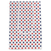 Patriotic Dots Gift Bag Mittlere Geschenktüte (Rückseite)