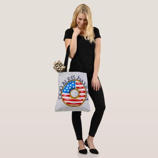 Patriotic Doughnut - Siehe Rückseite Tasche (Am Model)