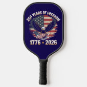 Patriotic Eagle 1776–2026 250 Years of Freedom  Pickleball Schläger (Rückseite)