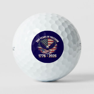 Patriotic Eagle 250 Years of Freedom  Golfball
