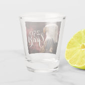 Patriotic Eagle 250 Years Shot glass Schnapsglas (Rückseite)