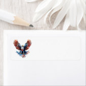 Patriotic Eagle Address Labels (Insitu)