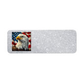 Patriotic Eagle Address Labels (Vorne)