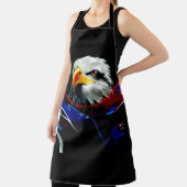 Patriotic Eagle All-Over Print Apron Schürze (InSitu)