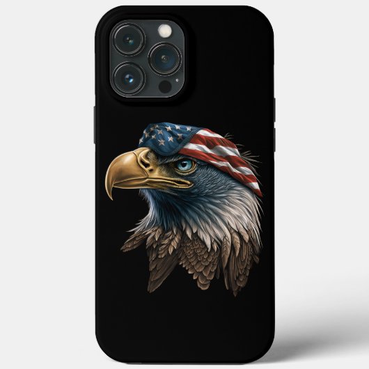 Patriotic Eagle American Flag 4. Juli Case-Mate iPhone Hülle (Rückseite)