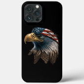 Patriotic Eagle American Flag 4. Juli Case-Mate iPhone Hülle (Rückseite)