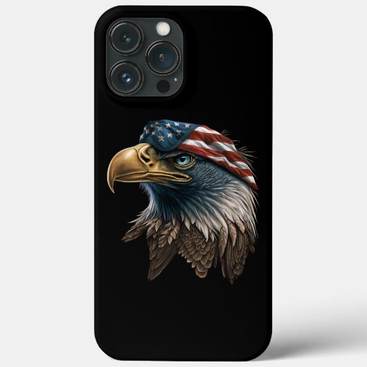 Patriotic Eagle American Flag 4. Juli Case-Mate iPhone Hülle (Rückseite)
