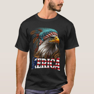 Patriotic Eagle American Flag 4. Juli Merica 1 T-Shirt