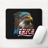 Patriotic Eagle American Flag 4. Juli Merica 2 Mousepad (Mit Mouse)