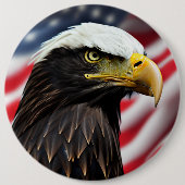Patriotic/Eagle/American/USA Button (Vorderseite)