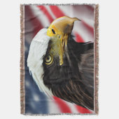 Patriotic/Eagle/American/USA Decke (Vorderseite Vertikal)
