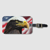 Patriotic/Eagle/American/USA Gepäckanhänger (Vorderseite (Horizontal))