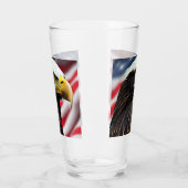 Patriotic/Eagle/American/USA Glas (Links)